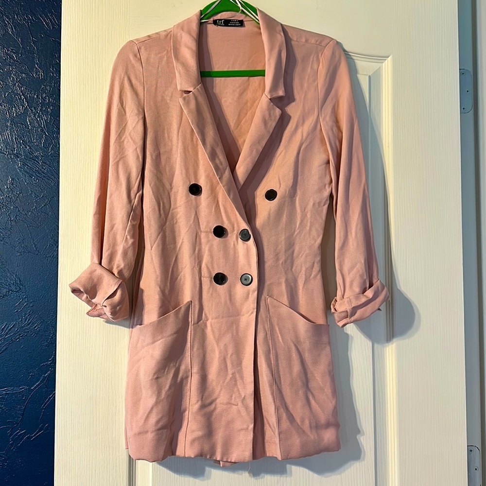 Pink Zara Blazer Romper